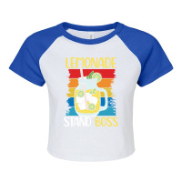 Lemonade Lover T  Shirt Lemonade Stand Boss T  Shirt Raglan Crop Top | Artistshot