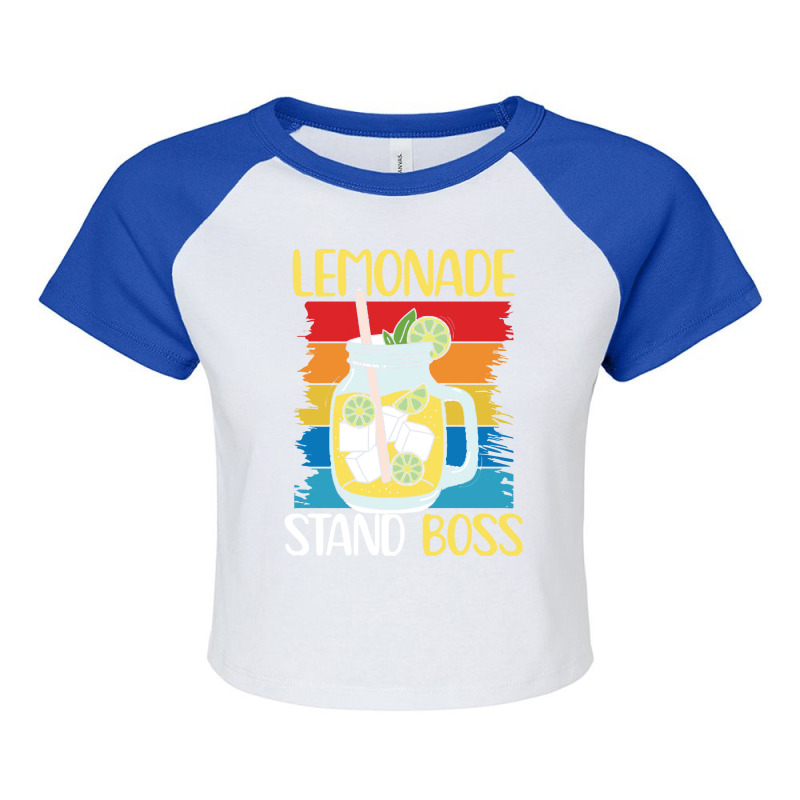 Lemonade Lover T  Shirt Lemonade Stand Boss T  Shirt Raglan Crop Top by salesmanhuh | Artistshot