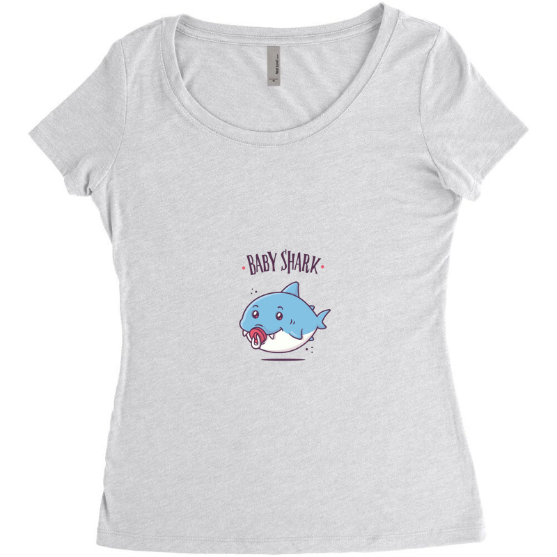 Otter Women's Triblend Scoop T-shirt by azka | Artistshot