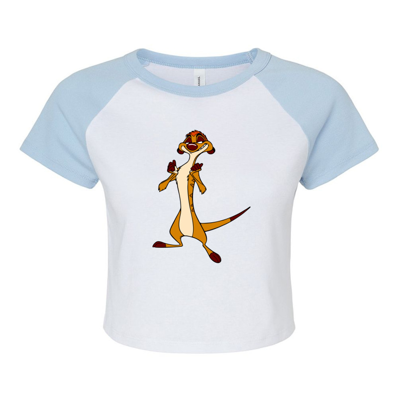 Timon Funny Raglan Crop Top by matunaagaadjoa | Artistshot