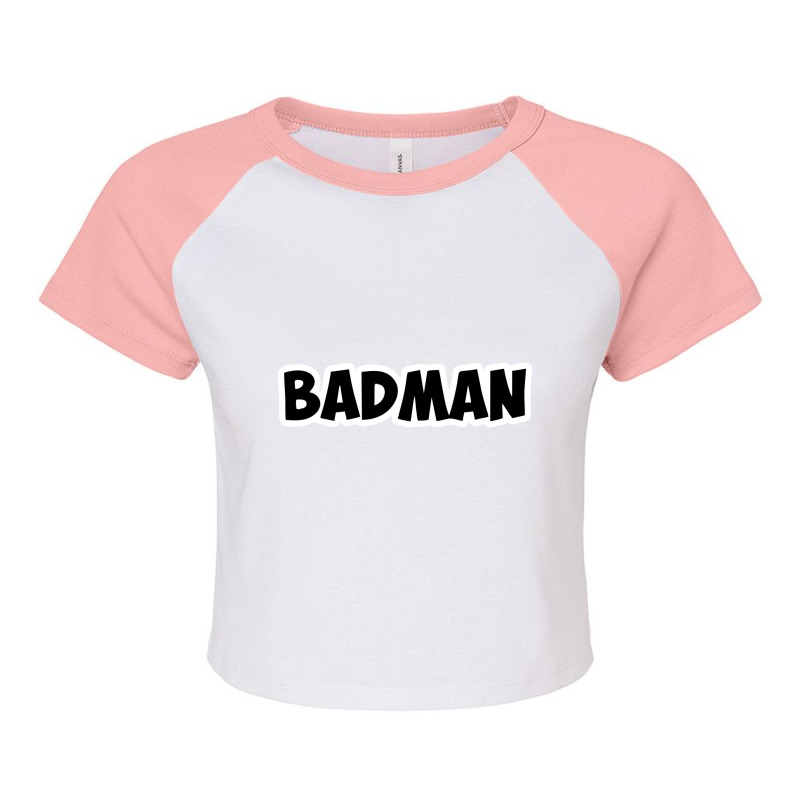 Vegeta Badman Raglan Crop Top by turnercheyenne | Artistshot