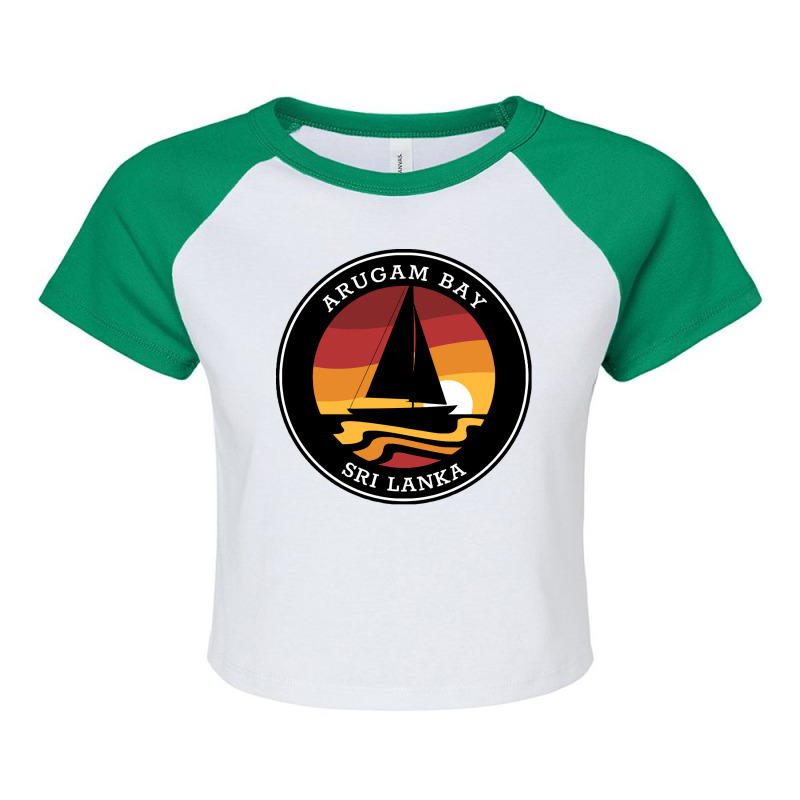 Arugam Bay T  Shirt Arugam Bay Sailing T  Shirt Raglan Crop Top by quarreleducated | Artistshot