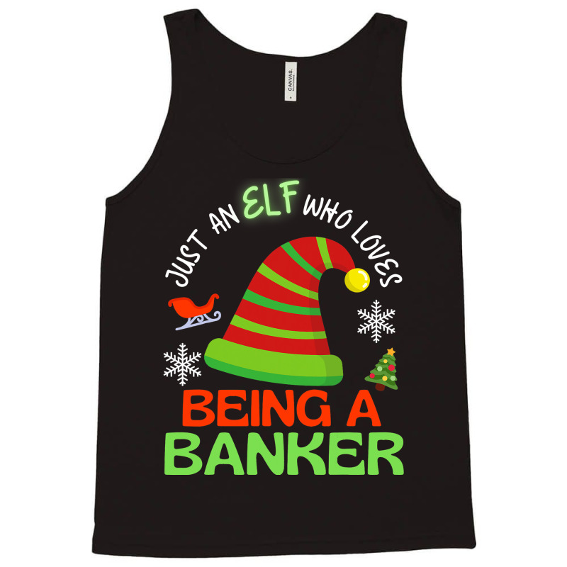 Banker Elf Christmas Party Matching Family Tank Top by ChelsieRountree | Artistshot