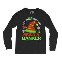 Banker Elf Christmas Party Matching Family Long Sleeve Shirts | Artistshot