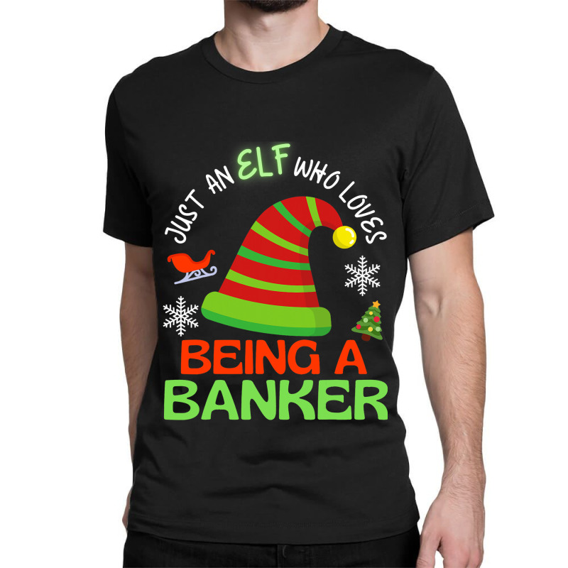 Banker Elf Christmas Party Matching Family Classic T-shirt by ChelsieRountree | Artistshot