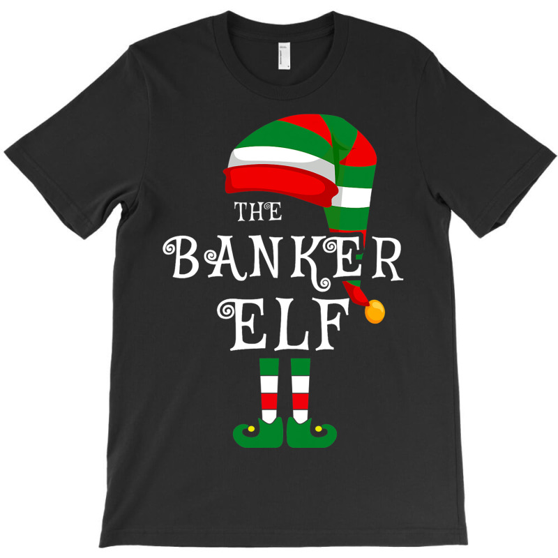 Banker Elf Family Christmas Matching Pajamas Group T-Shirt by MasynPaulin | Artistshot