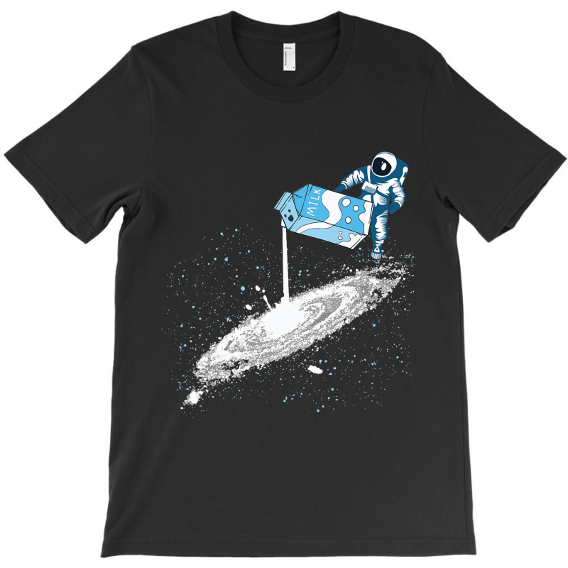 Astronaut Pouring The Milk Sky Light Milky Way T-Shirt by JanayVanbure | Artistshot