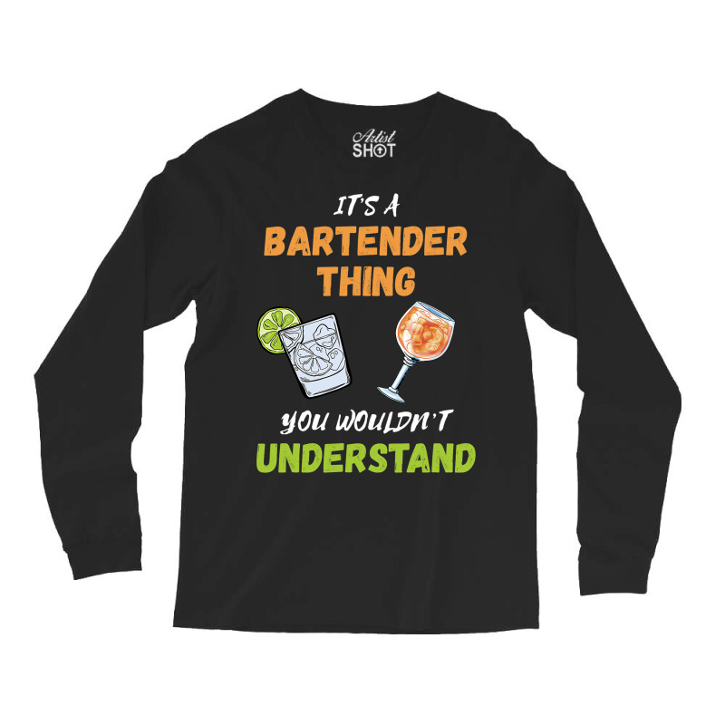 Bartender Thing Cocktail Drinks Mixologist Intoxic Long Sleeve Shirts by YadrielCarballo | Artistshot