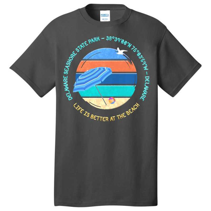 Delaware Seashore State Park T  Shirt Delaware Seashore State Park, De Basic T-shirt | Artistshot