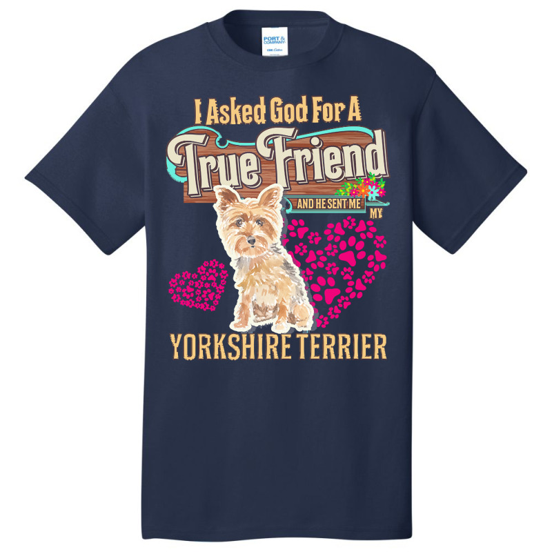 Yorkshire Terrier Owner Gift Yorkshire T  Shirt E N T  Shirt Basic T-shirt by christiansenmarlene | Artistshot