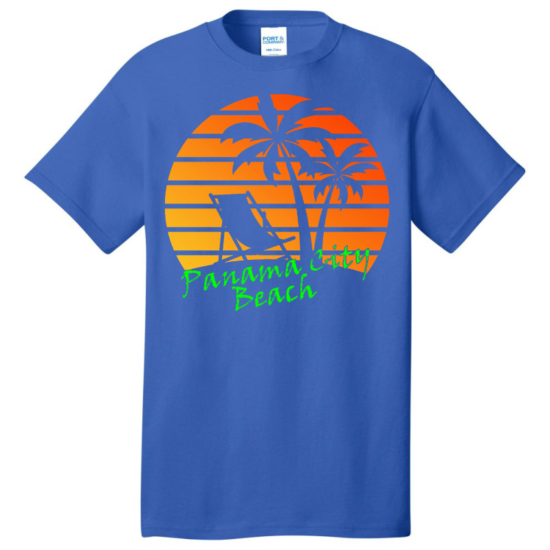 Outdoor T  Shirt Panama City Beach Retro Vintage Sunset T  Shirt Basic T-shirt by kuhlmanulises23 | Artistshot