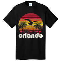 Vintage Retro Orlando Fl Florida 70's 80's Style T Shirt Basic T-shirt | Artistshot