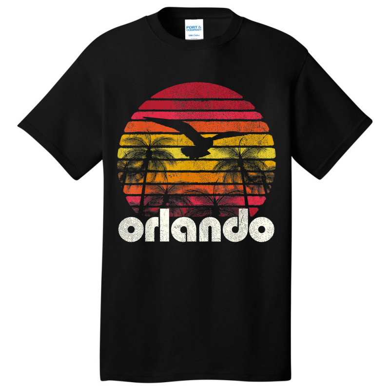 Vintage Retro Orlando Fl Florida 70's 80's Style T Shirt Basic T-shirt | Artistshot