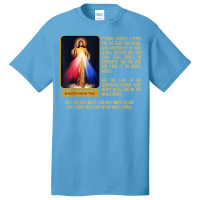 Divine Mercy Jesus Image Chaplet Novena Prayer Catholic T Shirt Basic T-shirt | Artistshot