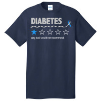 Diabetes Review Very Bad Would Not Recommend 1 Star Rating T Shirt Basic T-shirt | Artistshot