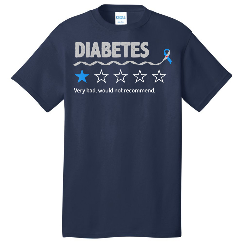 Diabetes Review Very Bad Would Not Recommend 1 Star Rating T Shirt Basic T-shirt | Artistshot