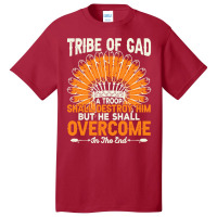 Native American Pride T  Shirt Tribe Of Gad A Troop Shall Destroy H Im Basic T-shirt | Artistshot