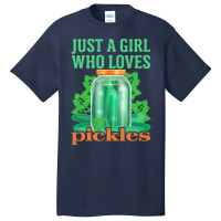 Cucumber T  Shirt Pickle Cucumber Vegan Girl T  Shirt Basic T-shirt | Artistshot