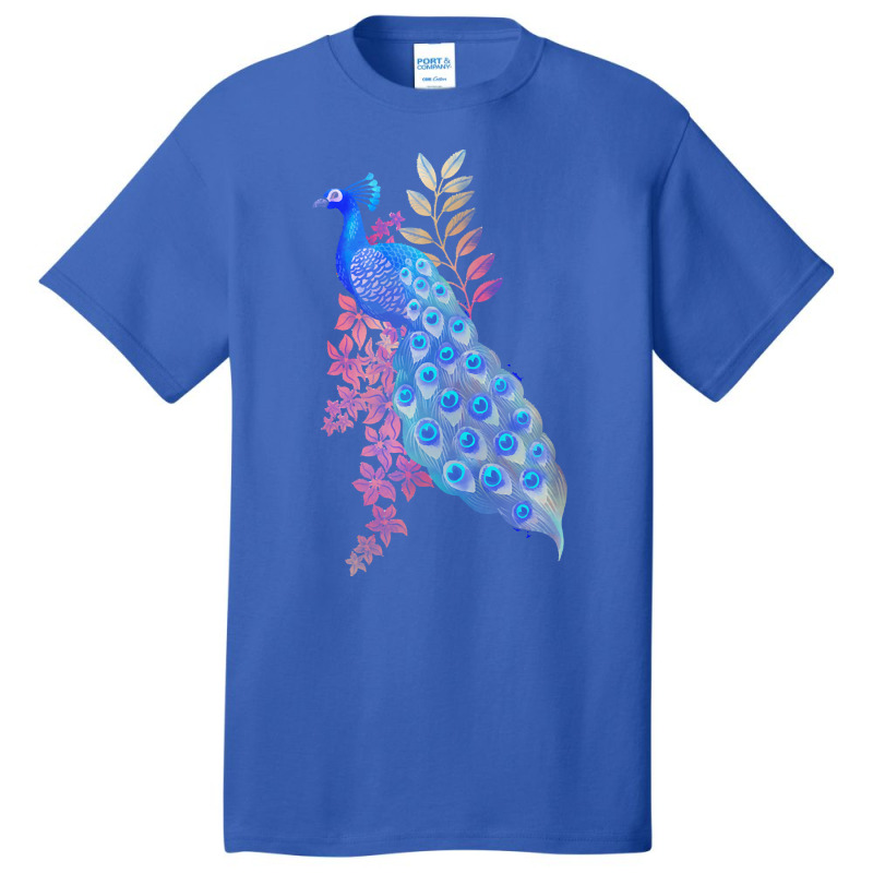 Peacock T  Shirt Peacock Paradise T  Shirt Basic T-shirt by qdietrich111 | Artistshot