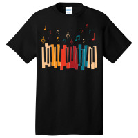 Music Notes Colorful Keyboard Piano Pullover Hoodie Basic T-shirt | Artistshot