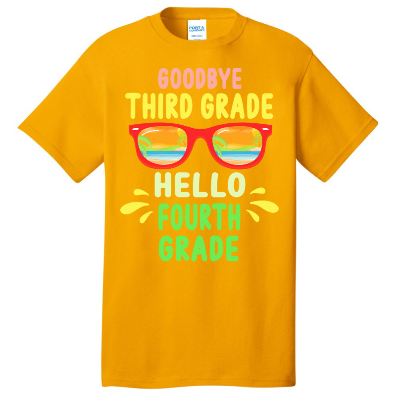 Goodbye Third Grade Hello Fourth Grade T  Shirt Goodbye Third Grade He Basic T-shirt | Artistshot