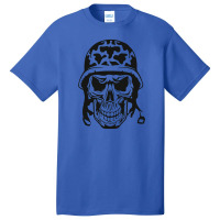 Soldier Skull Basic T-shirt | Artistshot