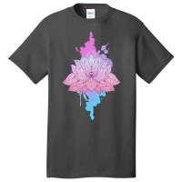 Mandala Lotus T  Shirt Asanas Mandala Lotus Mantra T  Shirt Basic T-shirt | Artistshot