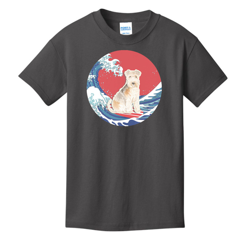 Lakeland Terrier T  Shirt Lakeland Terrier Gifts   Ocean Waves Surfing Basic Youth T-shirt by palehulking | Artistshot