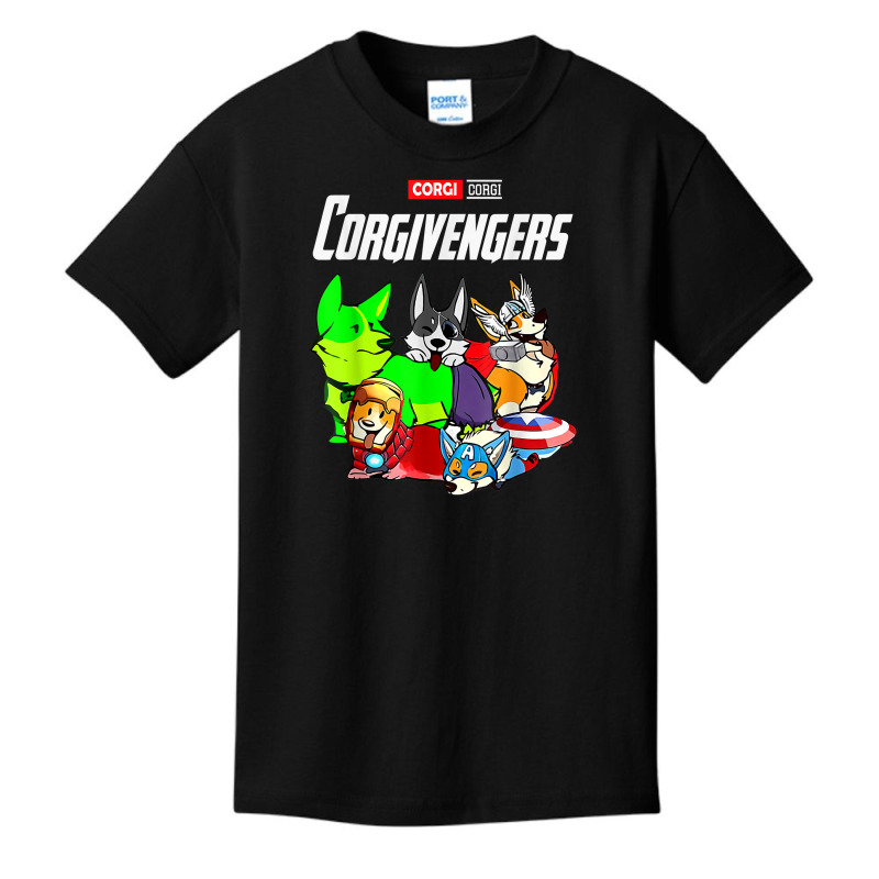 Corgivengers Corgi T Shirt Funny Corgi Lovers Gift T Shirt Basic Youth T-shirt | Artistshot