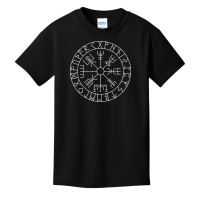 Celtic Lucky Charm Viking Compass Vegvisir Vegvísir Pullover Hoodie Basic Youth T-shirt | Artistshot