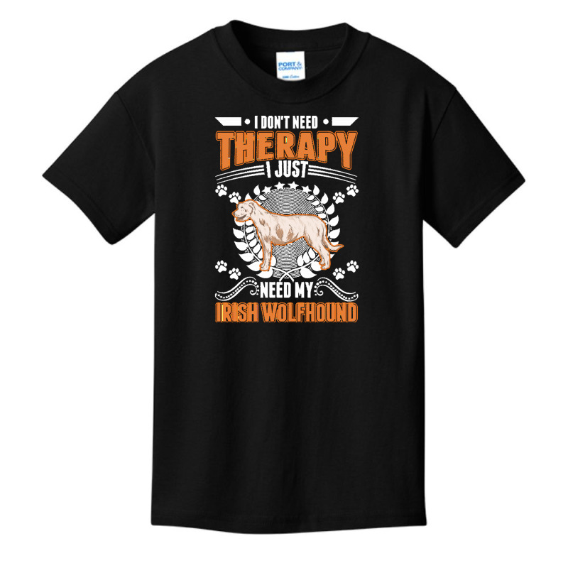 Irish Wolfhound T  Shirt Irish Wolfhound Therapy T  Shirt Basic Youth T-shirt by ashlynnwilkinson457 | Artistshot