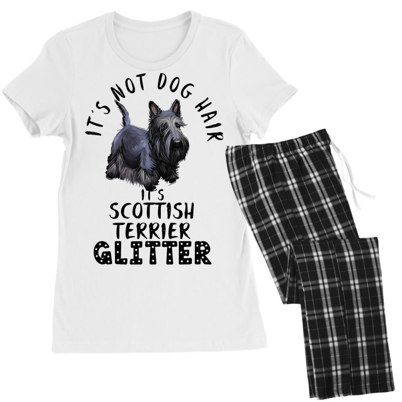 Its Not Dog Hair Its Scottish Terrier Glitter Dog  Women's Pajamas Set by JESSICASIMONSEN | Artistshot