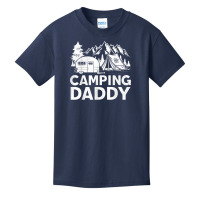 Mens Camping Daddy Funny Outdoors Mountain Camping Father's Day T Shir Basic Youth T-shirt | Artistshot