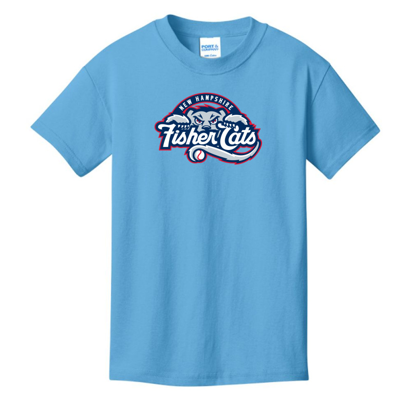 New Hampshire Fisher Cats Vectorized Basic Youth T-shirt by bayan | Artistshot