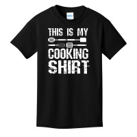 This Is My Cooking Shirt Cool Cook Chef Recipe Book Baking T Shirt Basic Youth T-shirt | Artistshot