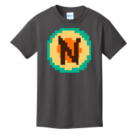 Pixelated Letter N Basic Youth T-shirt | Artistshot