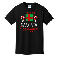 Funny Christmas Pajama Gangsta Wrapper Christmas T Shirt Basic Youth T-shirt | Artistshot