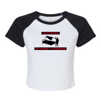 Ean Exorcisms Life Begins At Possession T Shirt Raglan Crop Top | Artistshot