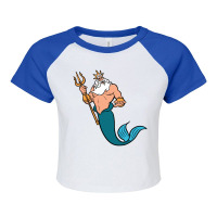 King Triton Raglan Crop Top | Artistshot