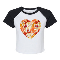 Daddy's Little Girl Raglan Crop Top | Artistshot