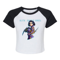 4 Alita Battle Angel Raglan Crop Top | Artistshot