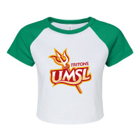 Cool,umsl,tritons Raglan Crop Top | Artistshot