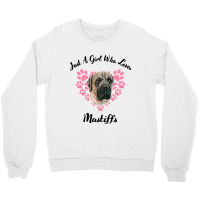 Just A Girl Who Loves Mastiffs Dogs Cute Puppy 3 Crewneck Sweatshirt | Artistshot