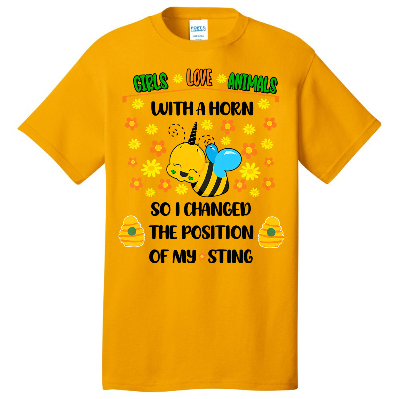 Kids Funny Bees Idea For Girls Beekeeping Beekeepe Basic T-shirt | Artistshot