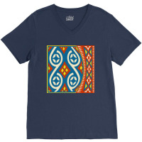 Retro Neo Toraja Motif V-neck Tee | Artistshot