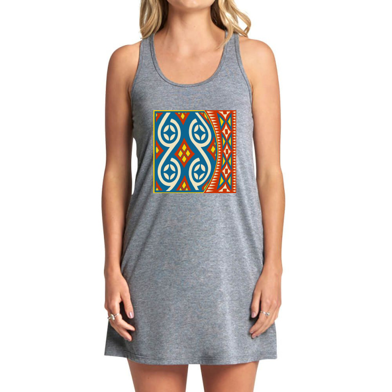 Retro Neo Toraja Motif Tank Dress by angitouch | Artistshot