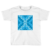 Neo Retro Floral Ethnic Blue Sanur Motifs Toddler T-shirt | Artistshot