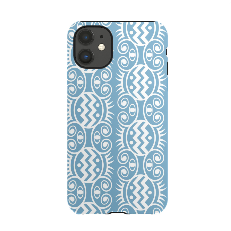 Retro Sentani Neo Traditional Blue Iphone 11 Case | Artistshot