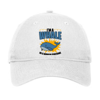 Im A Whale In A Human Costume Sea Life Marine Biol Adjustable Cap | Artistshot