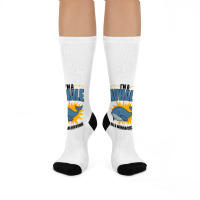 Im A Whale In A Human Costume Sea Life Marine Biol Crew Socks | Artistshot